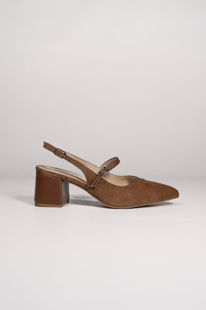 Ellen K. - Slingback Cuoio